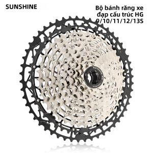 Bộ Líp Xe Đạp SUNSHINE Siêu Nhẹ Bằng Thép Carbon Dành Cho Xe Đạp Leo Núi 9/10/11/12/13 Tốc Độ Cấu Trúc Bánh Răng HG