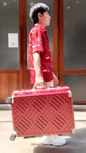 Legend Walker DECK 5510-57 กระเป๋าเดินทาง กระเป๋าล้อลาก ลายนูน แข็งแรง กระเป๋าลาก ขนาด 23 นิ้ว