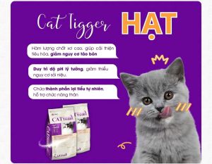 MỚI Thức ăn hạt cho mèo mọi lứa tuổi Cat Tgger Premium cat food sử dụng nguyên liệu sạch không phẩm màu và hương vị nhân tạo