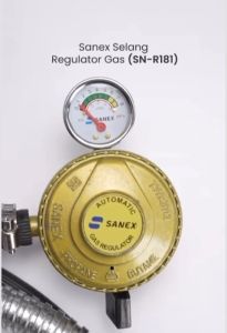 SANEX SN R181 REGULATOR GAS & SELANG GAS TEKANAN RENDAH SNR181 || SN R18 1 SNR182 SNR18