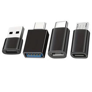 8pcs USB to USB C Adapter USB Type C Female to USB Adapter Micro USB to USB C Female Male Converter Connector for Laptop Car