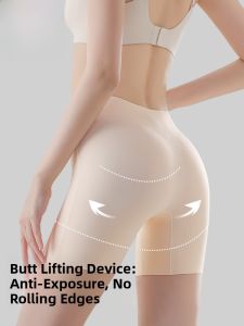 miiow | Cat Lady High Waist Abdomen Control Womens Underwear Summer Pure Cotton Crotch Antibacterial Anti-Light Seamless Butt Lifting Thin Base Layer Pants