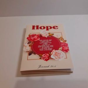 Notebook Bundle Souvenir Giveaways: Bible Verse Front Cover & Prayers Back Cover