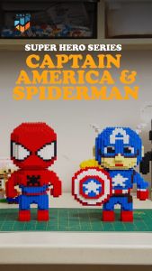 SMY Nano Block Marvel Avenger Mainan Anak Bricks Education Toys Balok Susun Puzzle Koleksi 3D DIY