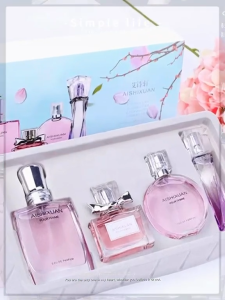 4 In 1 Long-Lasting Women Perfume set Minyak Wangi Women Fragrance