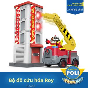 Robocar Poli | Bộ Đồ Chơi Xe Cứu Hỏa Âm Thanh & Ánh Sáng cho Bé