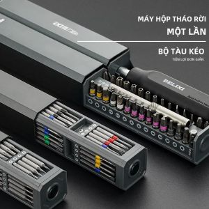 Bộ Tua Vít Chính Xác 44 Miếng Từ Bit Hộp Đựng Dụng Cụ Mini Cho Nhà Thông Minh Sửa Chữa Điện Thoại Máy Tính Di Động Có Thể Tháo Rời Bộ