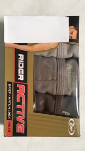 Paket 3 Pcs Celana Dalam Pria Rider Active 317 Bahan Katun | CD Laki Laki Dewasa Premium Nyaman