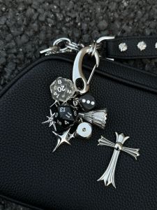 Metal Badminton Style Star Dice String Handmade High-End Bag Pendant Original Keychain Waist Hanging Ornament