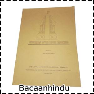 Buku Geguritan Tutur Sebun Bangkung Agama Hindu I Wayan Djapa
