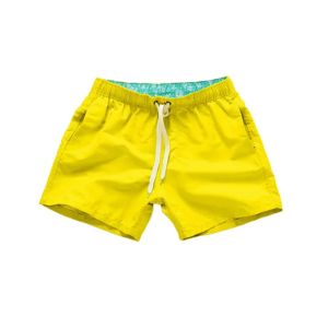 Nam Kích Thước Châu Á Quần Bơi Nhanh Khô Thời Trang Mùa Hè Gợi Cảm Đi Biển Màu Trơn Ban Thân Thoải Mái Polyester Quần Bơi