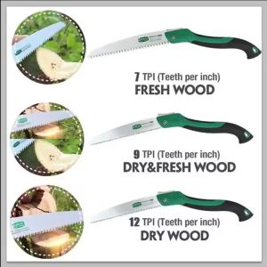 LAOA Quick folding saw adjustable angle waist hanging hand saw woodworking saw camping saw hand board garden saw