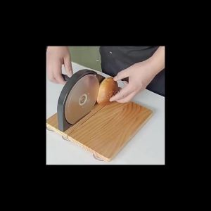 Manual Adjustable Thickness Bread Slicer Toast Cutter Household Kitchen Baking Loaf Slicing Tool for Sandwich Breakfast Making