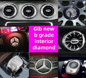 Diamond Embedded Stickers for New Mercedes GLB200 Air Conditioner Decorative Interior Modification Car Decoration Accessories