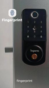 【Fungsi Pemantauan】Tuya Smart Door Lock 7 In 1 Kunci Pintu with Camera 3D Facial Recognition Palm Print Unlocking Fully Automatic Kunci Pintu Rumah with APP Remote Unlock Two Way Intercom