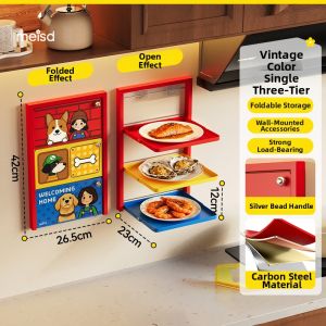 MEISD | Wall-mounted Folding Kitchen Storage Rack