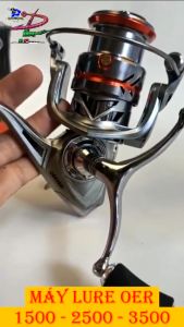 Máy câu lure kim loại cối nông siêu êm tay quay đôi cân bằng OER