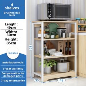 Multilayer Space-saving Kitchen Storage Shelf