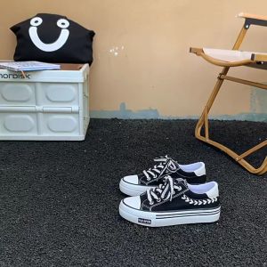 🇻🇳Có Sẳn Hàng🇻🇳 Giày Búp Bê Nữ Đế Bằng Vải Canvas Thấp Cổ Phong Cách Hàn Quốc Họa Tiết Lúa Mạch