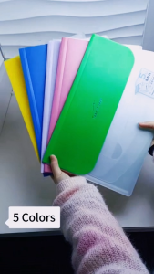 A4 Hanging Folder Expanding File Folder Document Organizer With 5 Pockets Paper storage Bag