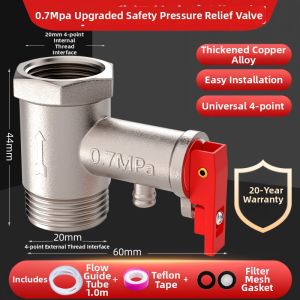 SUNINLIFE | Brass Thickened Pressure Relief Check Valve for Home Use
