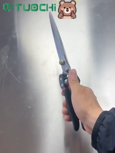 Kéo cắt tỉa cành dăm cây cảnh mũi nhọn size lớn thép SK5 hãng TUOCHI tiêu chuẩn Nhật Bản