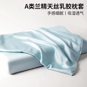 Lanjin Tencel Cool Memory Pillow Latex Pillowcase Single