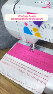 Máy may gia đình Riccar QM10A chính hãng Nhật Bản dễ dùng tặng phụ kiện chân vịt và chỉ màu