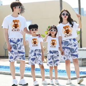 Desain Kaos Casual: Kaos Panda Capelan Dewasa & Anak