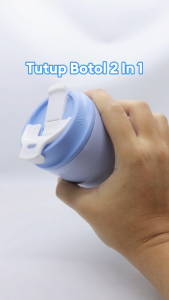 FJBottle - FJBottle - Botol Minum Tumbler 450ML Double Insulated Tutup 2in1 SUS 304 dengan Silicon Strap