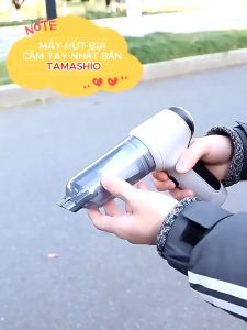 Máy Hút Bụi Cầm Tay Không Dây Nhật Bản TAMASHIO 6 Đầu Hút Máy Hút Bụi mini Ô Tô Giường Nệm Lông Chó Mèo - Bảo Hành 12 Tháng