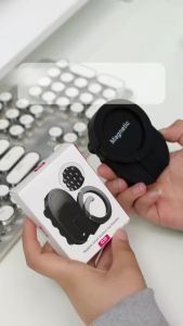 Magnetic Foldable Phone Stand 360° Rotatable Suction Cup Bracket Suction Cup BasePhone Desktop Stand Phone RingHolder