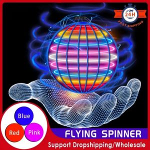Magic Boomerang Flyorb Flying Ball With LED Lights Drone Hover Ball Fly Nova Orb Flying Spinner Fidget Toys Children Family Gift
