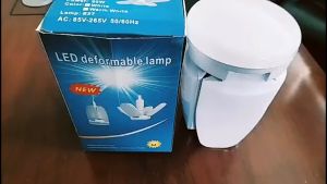 Versatile LED Solutions: Big Foldable LED Fan Blade Bulb & Four-Leaf Lights