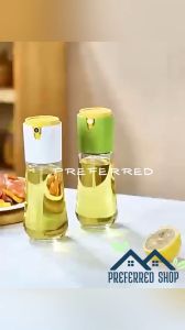 Preferred Shop Oil Sprayer Glass Olive Oil Sprayer Mister Press-type Oil Spray Bottle For Air Fryer Salad Cooking Baking Grilling BBQ Vinegar Storage Sprayer