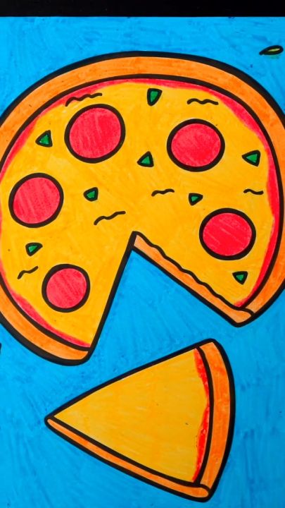 Hình nền Nền Trang Tô Màu Với Một Chiếc Bánh Pizza Với Một Bàn Tay đang ăn  Trên đó Nền, Tranh Tô Màu Bánh Pizza, Pizza, Món ăn Background Vector để tải