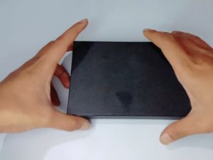 Dompet Kulit Pria 3/4 100% Kulit Tanpa Slot Tengah