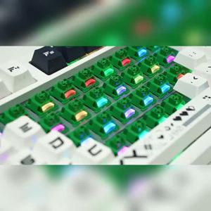 OUTEMU | Outemu Banana Green Silent Switch 5 Pin 40g Xúc Giác Pre-lubed Hot Swap Cho Bàn Phím Cơ DIY Tương Thích Với AULA AJAZZ MCHOSE