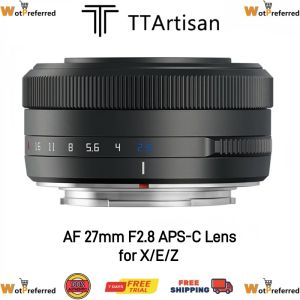 TTArtisan AF 27mm F2.8 APS-C Camera Lens Fujifilm XF Mount For XA7 XT30 XPRO XE4 XS10 Sony E Nikon Z 0.35m Close-up Shooting