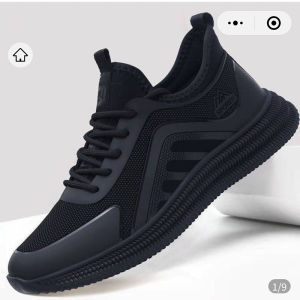 Parla Mens Casual Shoes Fashionable Shock Absorption Comfortable Breathable Low Top Sneakers Spring 2025 Fabric Lined Slip-On