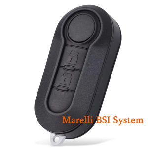 DIYKEY RX2TRF198 Marelli BSI System Remote Key Fob Auto for Fiat 500 500L 2 Buttons 433MHz PCF7946 ID46 Chip Delphi BSI System