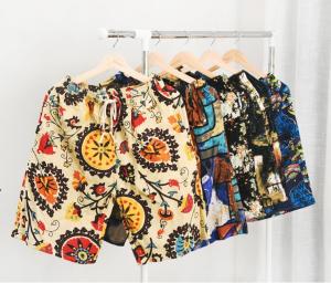 Ruizhijzg ready stock plus size 50-100kg Shorts Men Casual Home Cheap Big Size Plus Size Sport Gym Male Printed Short Pants Summer Beach Elastic Waist Loose Quick-drying Shorts 2020