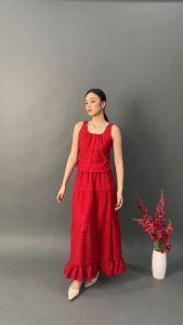 OFEYA - Jolie Set Long Skirt - Setelan Rok Panjang - Maxi Skirt Set Wanita