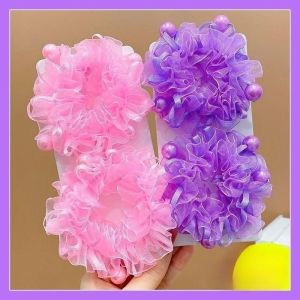 New Girl Ballet Head Flower Cute Handmade Childrens Hair Circles Performance Flower Princess Headwear   Elastic Hair Bands