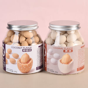 Colorful Peanuts Encased in Fish Skin Seaweed Sauce Snacks from the 80s Nostalgic Non-Independent Packaged in Tin Can from China