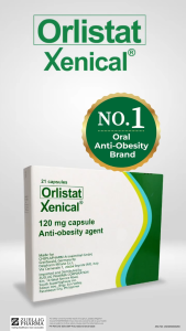 Xenical (Orlistat) Anti-Obesity Agent 120mg Capsules 21s with FREE Tote Bag - Keimav