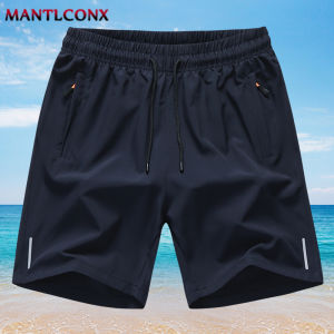 Newest Summer Shorts Men Gym Sport Running Fitness Workout Man Short Pants Breathable Quick-drying Drawstring Mens Shorts Black