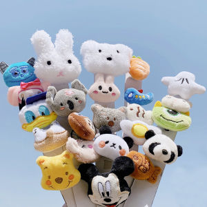 น่ารักการ์ตูนตุ๊กตากระต่ายรองเท้าที่ถอดออกได้หัวเข็มขัดอินเทรนด์ ins Chic Creative รองเท้าตกแต่งสําหรับผู้ชายและผู้หญิง