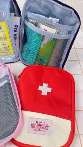 Zaman Now - Tas Obat Medicine Pouch Korean Travel Organizer / Tempat Penyimpanan Obat / Tas Pouch P3K First Aid Kit Bag Touch