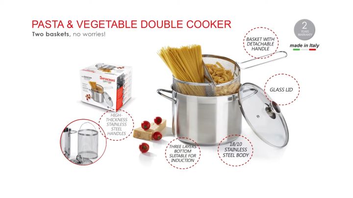 Stainless steel pasta cooker sale